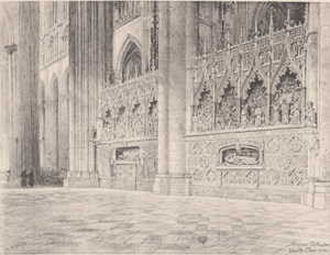 Amiens Cathedral: Detail of Choir-Screen